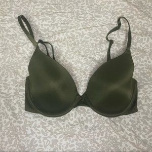 Pink Olive Bra Victoria’s Secret Green